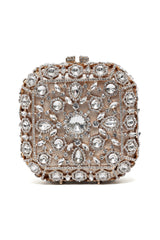 ELYSIAN ORNAMENTAL CLUTCH-SILV/GOLD