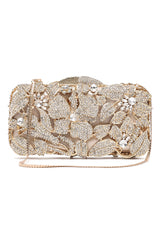 BLOOMING CLUTCH-SILVER-GOLD