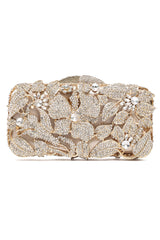 BLOOMING CLUTCH-SILVER-GOLD