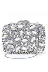 ORNATE CLUTCH-SILVER