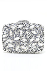 ORNATE CLUTCH-SILVER