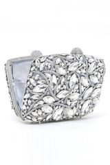 ORNATE CLUTCH-SILVER