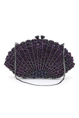 CRYSTAL CLUTCH-PURPLE