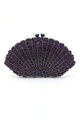 CRYSTAL CLUTCH-PURPLE