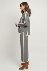 WOOLEN MATCHING SEPARATES-BEIGE