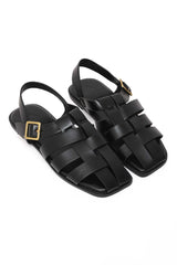 KNOTRIDGE SANDAL-BLACK