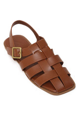 KNOTRIDGE SANDAL-CAMEL