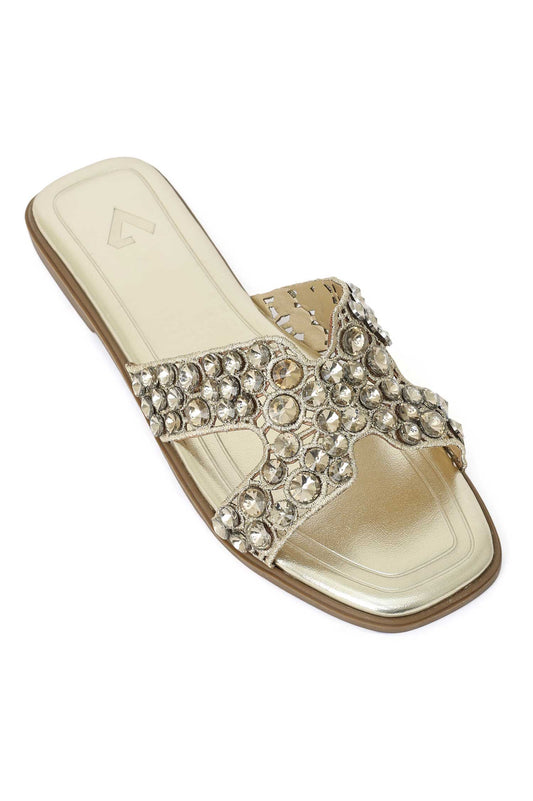 JEWEL TREAD SLIDE-GOLD