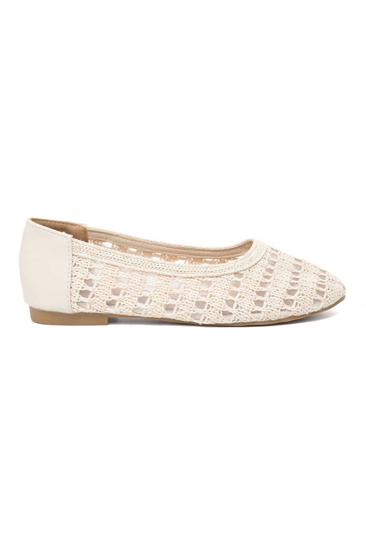 PETAL LOUNGE FLAT-BEIGE