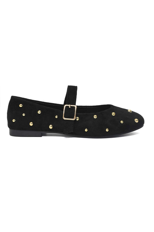 RHYTHMIC STUD FLAT-BLACK