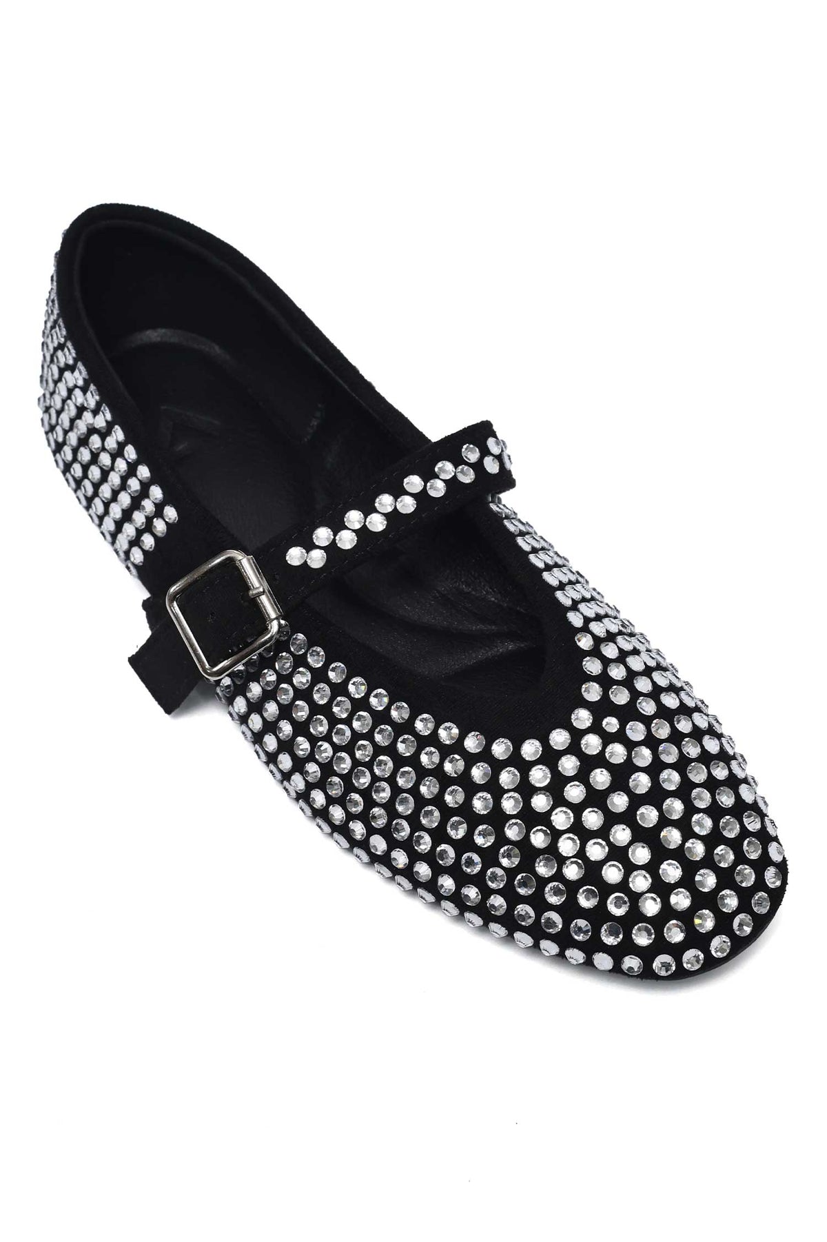 SOLENE DECORATED FLAT-BLACK
