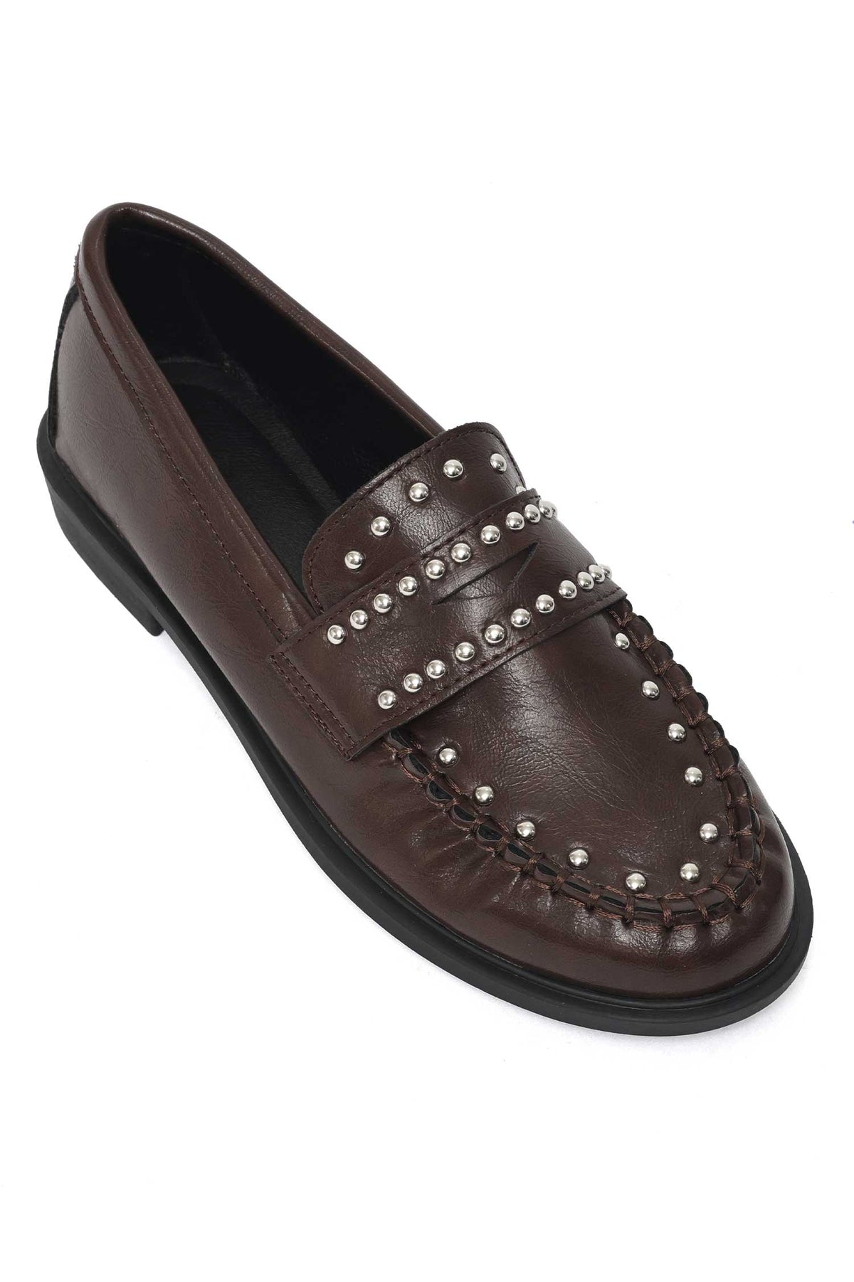FORTUNE MULE LOAFER-BROWN