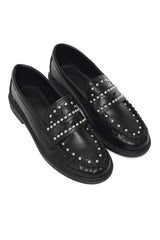 FORTUNE MULE LOAFER-BLACK