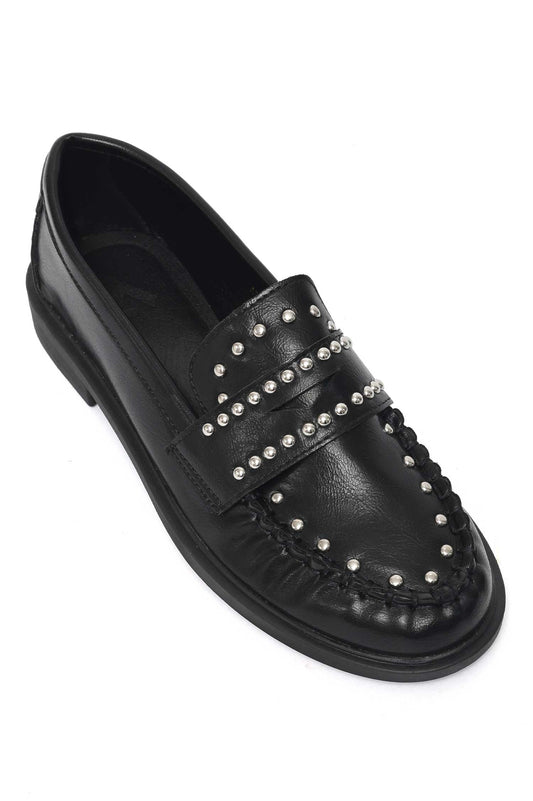 FORTUNE MULE LOAFER-BLACK