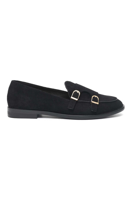 BELGRAVE SUEDE LOAFER-BLACK
