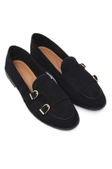 BELGRAVE SUEDE LOAFER-BLACK