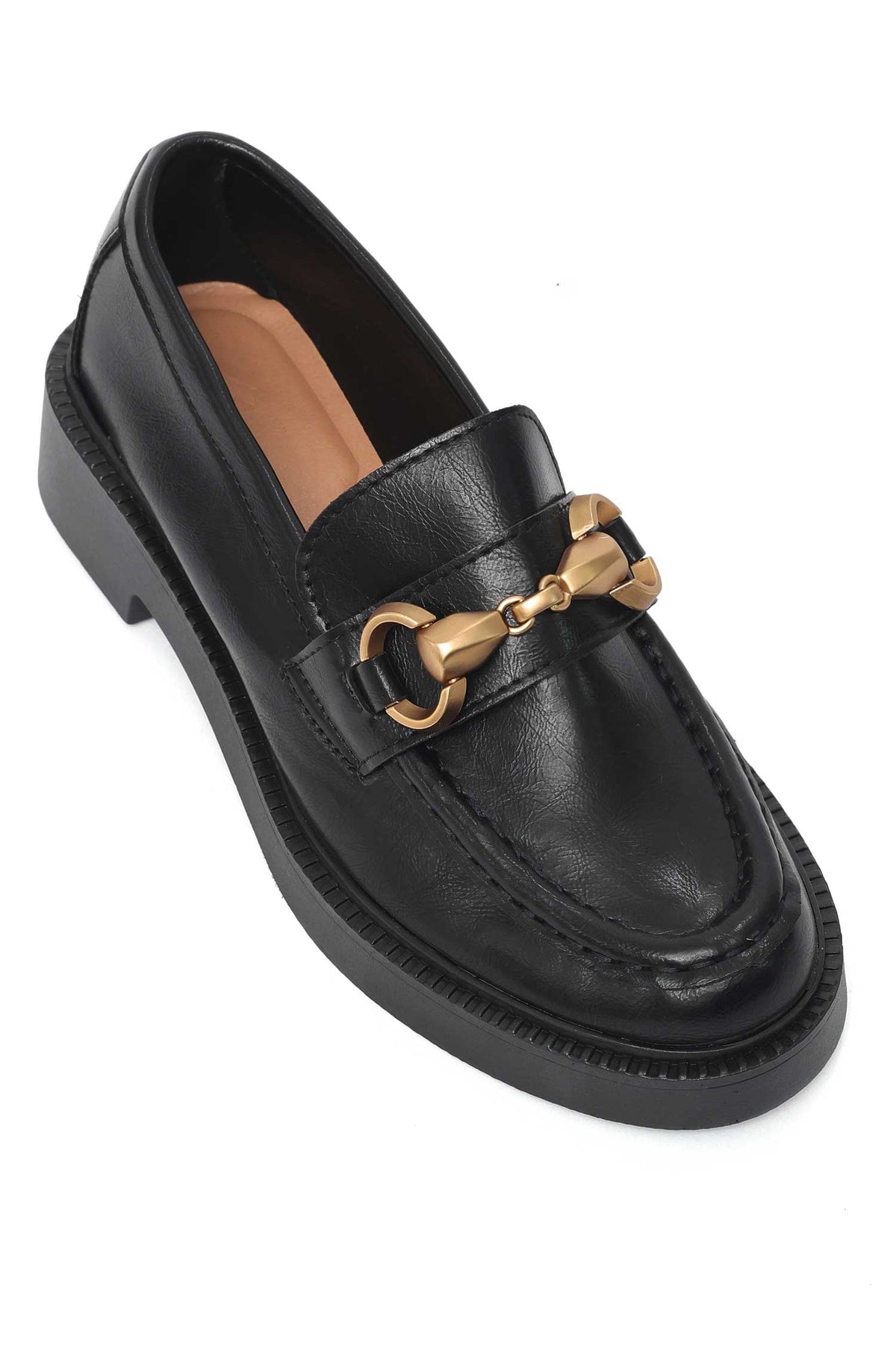 CLASSIC CHAIN LOAFER-BLACK