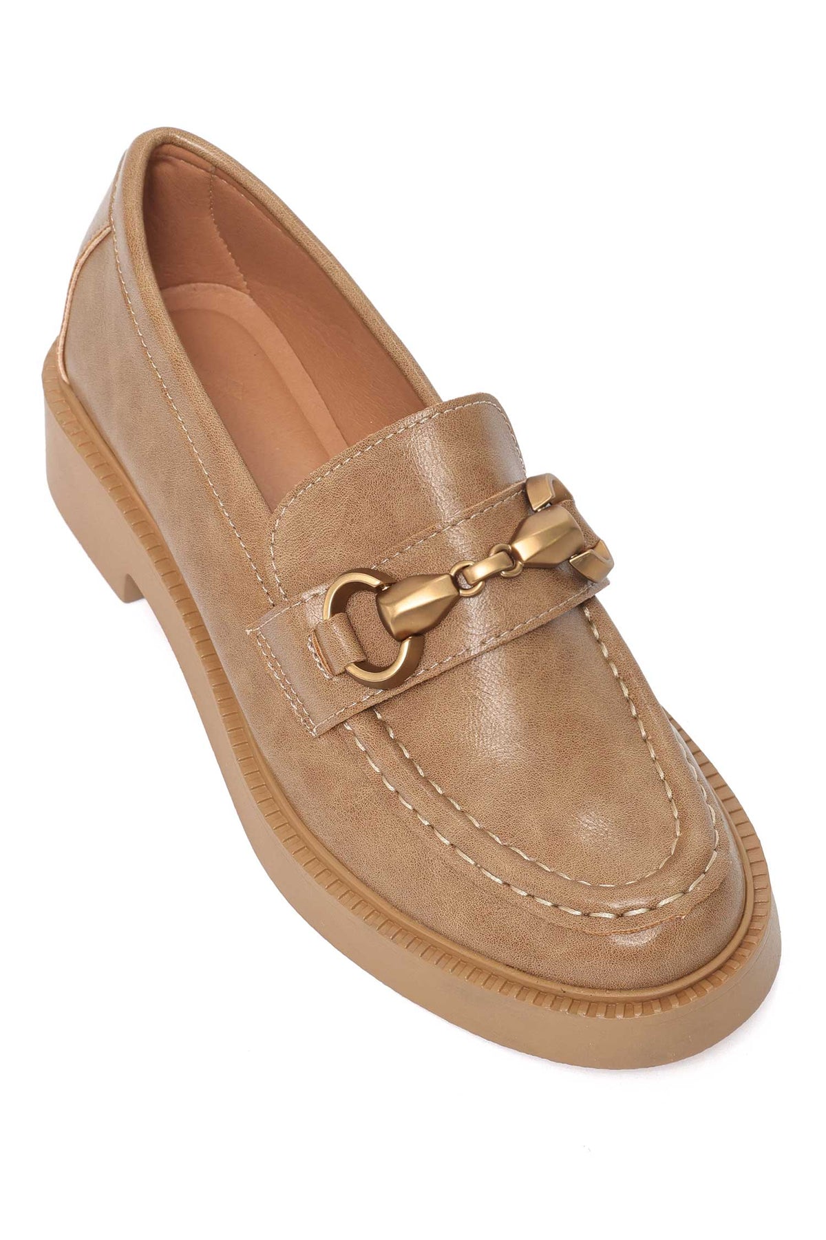 CLASSIC CHAIN LOAFER-KHAKI