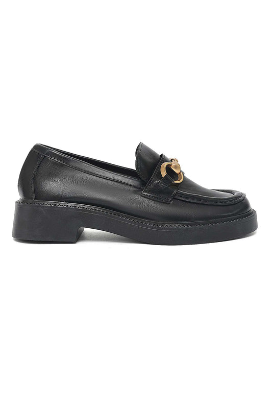 CLASSIC CHAIN LOAFER-BLACK