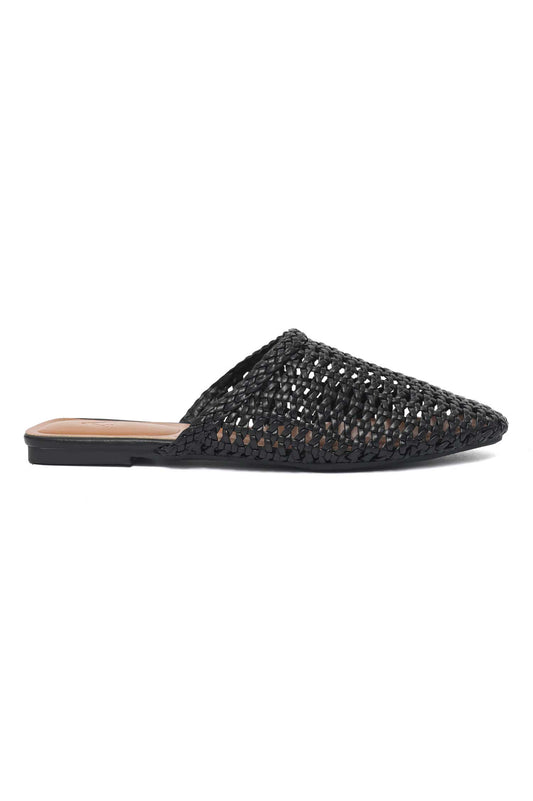 MESA KNIT MULE-BLACK