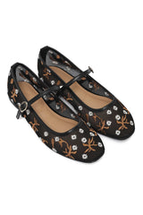 ENCHANT MESH BLOOMS FLAT-BLACK