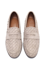 TUSCANY WOVEN PENNY LOAFER-KHAKI