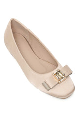 CLASSIC RIBBON FLAT-BEIGE