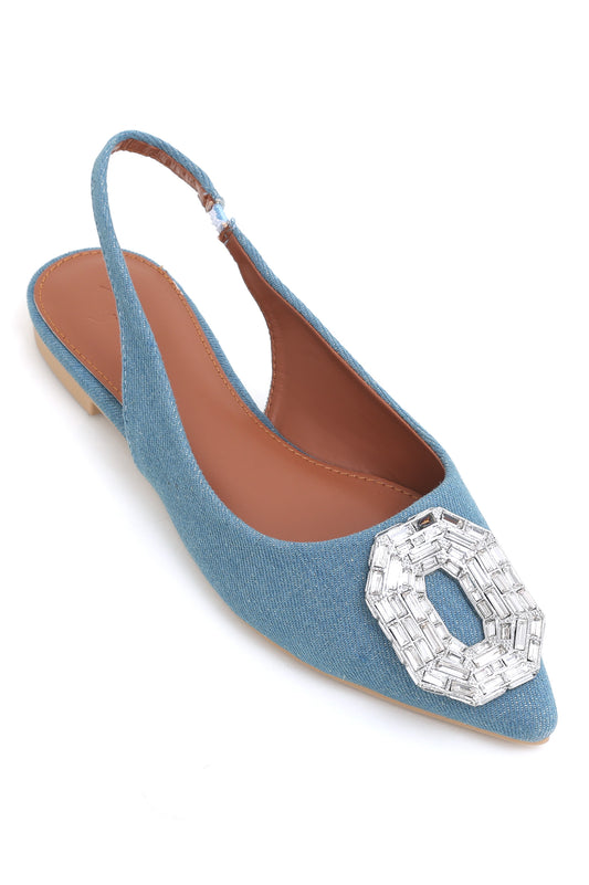 SLINGBACK-JEANS