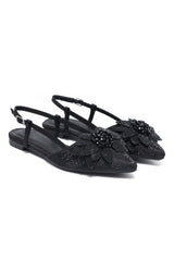 PETAL FLARE FLAT-BLACK