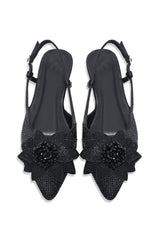 PETAL FLARE FLAT-BLACK