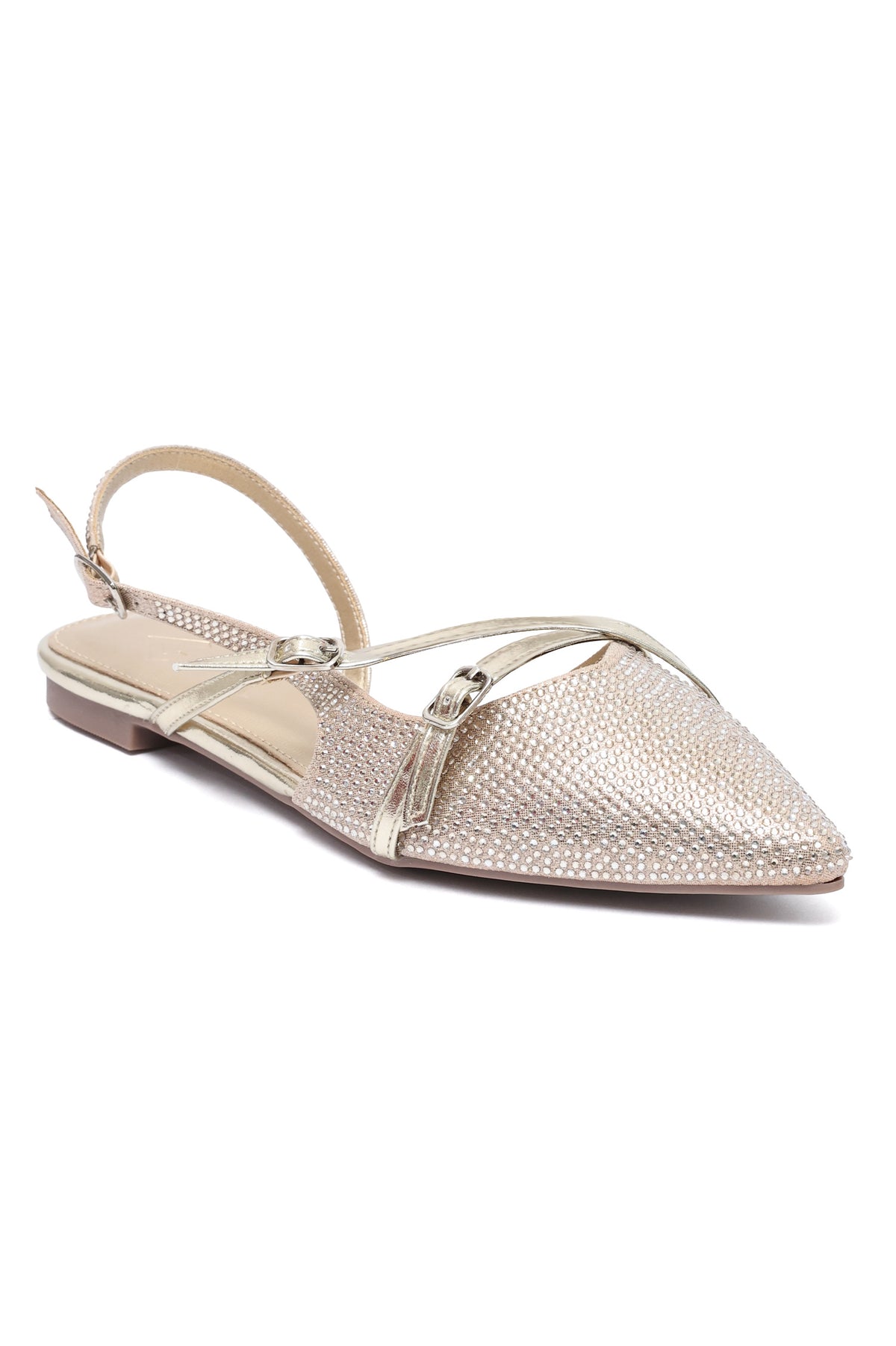 TWILIGHT CRYSTAL SLINGBACK-GOLD