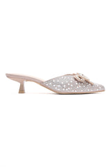 PEARL FROST GLIMMER HEEL-BEIGE