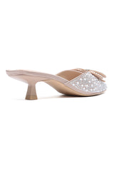 PEARL FROST GLIMMER HEEL-BEIGE
