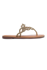 MODERN HALO STRAP SLIDE-GOLD