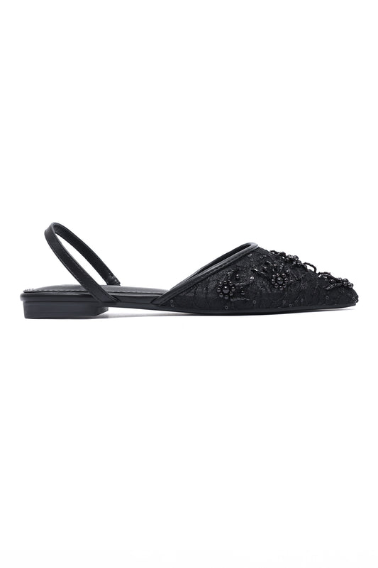 SLINGBACK BALLERINAS-BLACK