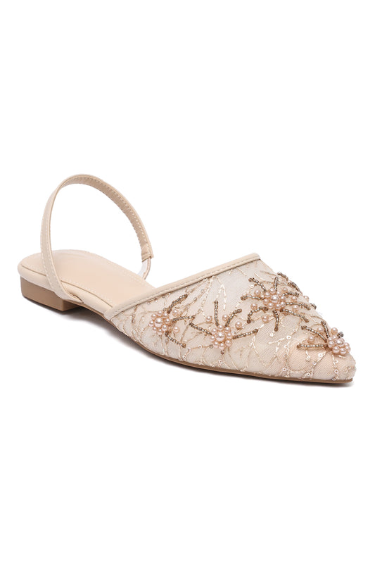 SLINGBACK BALLERINAS-BEIGE