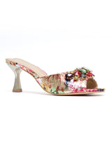 JEWEL CLUSTER FLARE SANDAL-MULTI