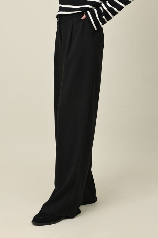 IVY SOFT FRONT BOTTOM-BLACK