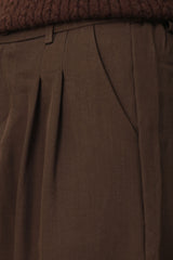 WIDE RELAX TROUSER-COFFEE