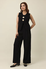 WIDE RELAX TROUSER-BLACK