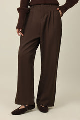 WIDE RELAX TROUSER-COFFEE