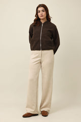 STRAIGHT SHAPE SCULPT BOTTOM-BEIGE