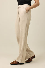 STRAIGHT SHAPE SCULPT BOTTOM-BEIGE