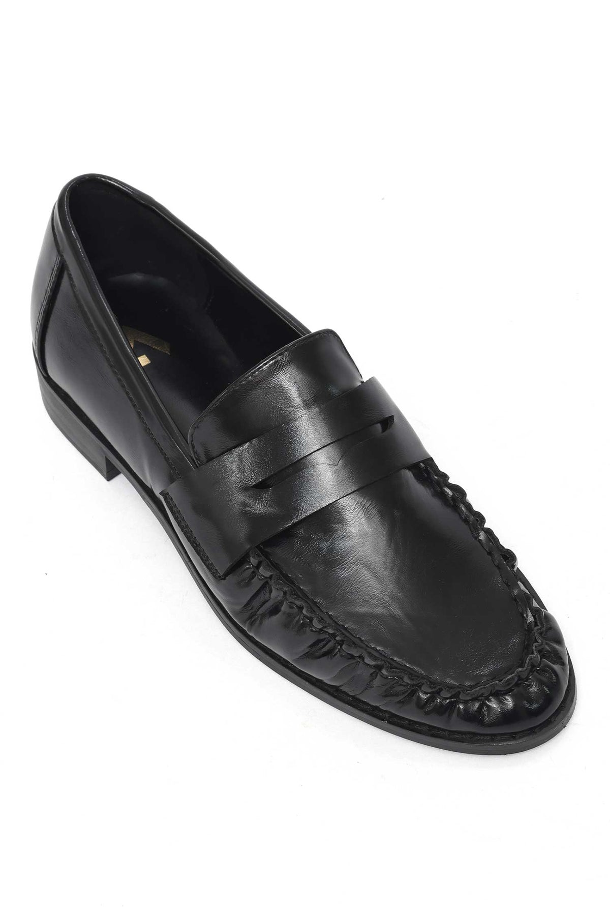 SIGNATURE FOLD LOAFER-BLACK
