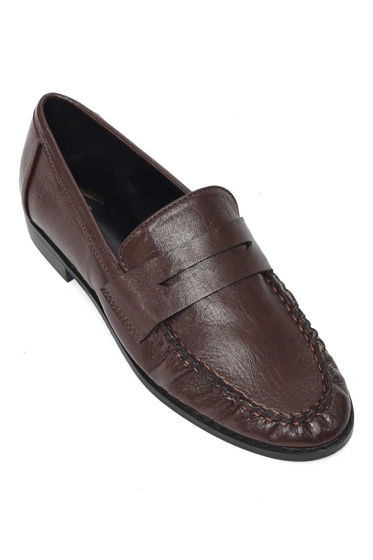 SIGNATURE FOLD LOAFER-COFFEE