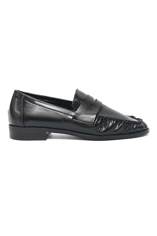 SIGNATURE FOLD LOAFER-BLACK