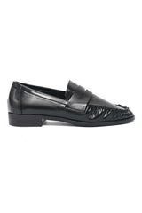 SIGNATURE FOLD LOAFER-BLACK