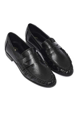 SIGNATURE FOLD LOAFER-BLACK