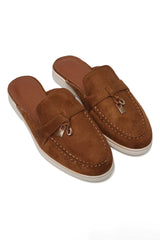 ELARA URBAN MULE LOAFER-CAMEL