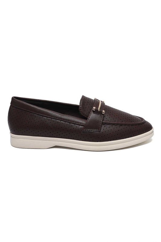 RAYLON MODERN BAR LOAFER-COFFEE